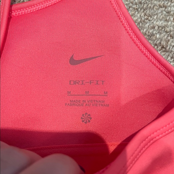 Nike Girls Dri-FIT Indy Tank Sports Bra Coral – M – NWT - Picture 6 of 6